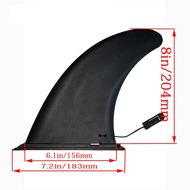 Wakeboard inflatable surfboard rudder