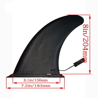 Wakeboard inflatable surfboard rudder