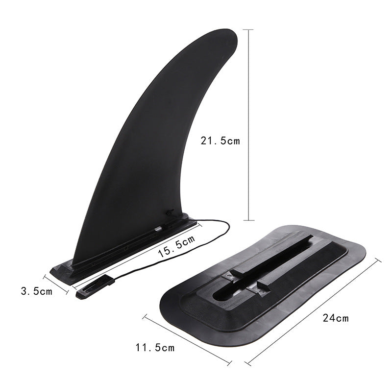 Wakeboard inflatable surfboard rudder