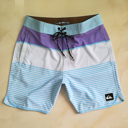 Seaside Surfing Breathable Surfing Five-point Swimming Trunks